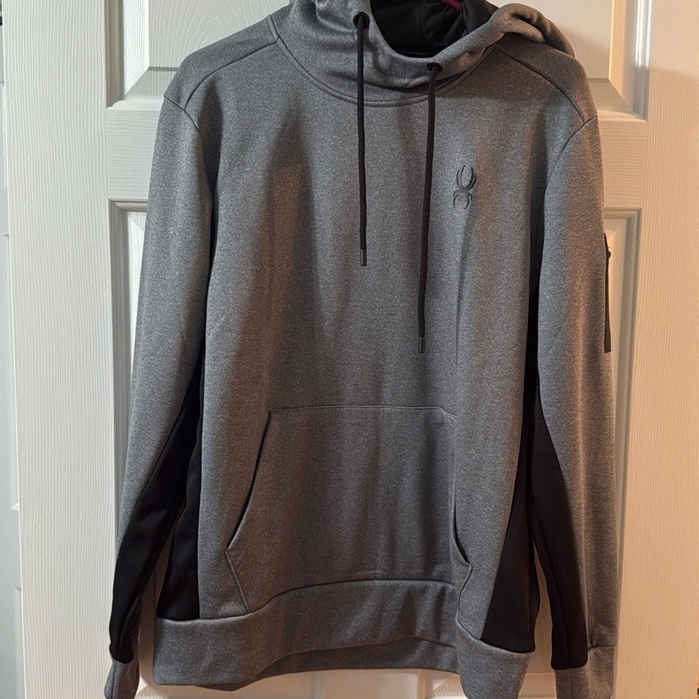 NWT - Spyder men’s grey hoodie